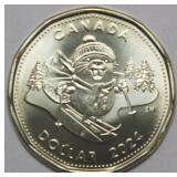 Canada $1 2024 Holiday - Uncirculated
