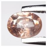 0.36ct 4.5x3.5mm Oval Natural Pinkish Purple Zirco