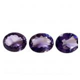 10.3 Ct Amethyst 3 Loose Stones