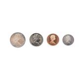 Lot of 4 Random 1967 Canada Centennial Coins