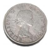 Silver 1959 Canada 10ï¿½ Coin