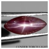 Marquise 100% Natural Red 6 Rays Star Ruby Africa