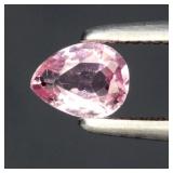 0.21ct 4.5x3.5mm VS Pear Natural Pastel Pink Tourm