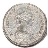 Silver 1965 Canada 10ï¿½ Coin