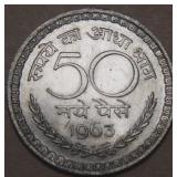 India 1963 50 Paise