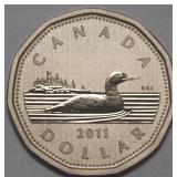 Canada $1 2011 Loon Specimen Uncirculated