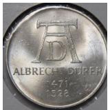Germany 1971 5 Marks Birth of Albrecht Dï¿½rer, (pai
