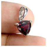 925 Sterling Silver Pendant Trilliant Mozambique G