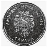 1986 Amherst Nova Scotia Canada Trade Dollar
