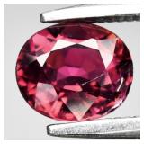 0.89ct VS Oval Natural Purplish Pink Tourmaline -