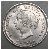 Canada 5 Cents 1881H