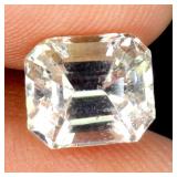 Octagon Cut Natural Unheated Peach Pink Kunzite Af