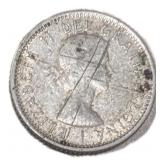 Silver 1964 Canada 10ï¿½ Coin