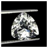 Trilliant Cut Natural Unheated White Topaz Brazil