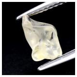 1.29ct 8.4x5.2mm Rough Unheated Green Sapphire, Ma