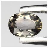0.24ct VS Oval Natural Yellowish Green Sapphire -