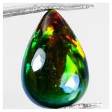 Pear Cab Natural AAA Floral Flash Play Of Color Bl