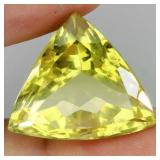 Trilliant Cut Natural Unheated Lemon Quartz Brazil