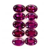 Oval Cut Natural Pink Raspberry Rhodolite Garnet 5