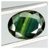 Oval Natural Heated Only Blue Green Sapphire Austr