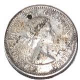 Silver 1953 Canada 10ï¿½ Coin