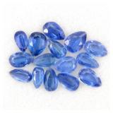 Pear Cut Natural Cornflower Blue Kyanite Nepal 15p