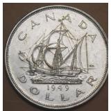 Canada Silver Dollar 1949