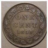 Canada Large Cent 1859 N9