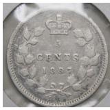 Canada 5 Cents 1897
