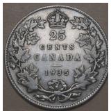 Canada 25 Cent 1935