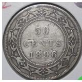 Canada Newfoundland 50 Cents 1896 Obv2