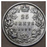 Canada 25 Cent 1899