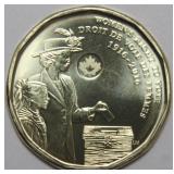 Canada $1 2016 100 yrs of Women's Right to Vote