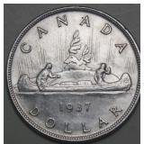 Canada Silver Dollar 1937