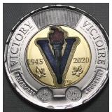 Canada $2 2020 75th Anniv. End of the WWII  colour