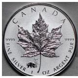 Canada $5 2017 Silver Maple Leaf Bullion Panda pri