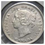 Canada 5 Cents 1893