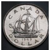 Canada Silver Dollar 1949
