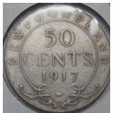 Canada Newfoundland 50 Cents 1917c