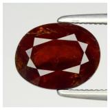 2.47ct Oval Natural Reddish Orange Spessartite Gar