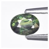 0.34ct 4.3x3.2mm VS Oval Natural Green Sapphire -