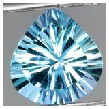 Heart Cut 100% Natural Top Swiss Blue Topaz 7.60ct