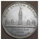 Canada Silver Dollar 1939