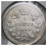 Canada 5 Cents 1899