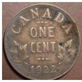 Canada Small Cent 1922