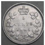 Canada 5 Cents 1885 small 5