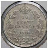 Canada 10 Cents 1910