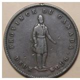 Canada PC-4 Quebec Bank 1852 Penny Token Br528