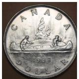 Canada Silver Dollar 1938