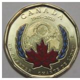 Canada $ 2020 UN 75th Anniversary - coloured  Unci